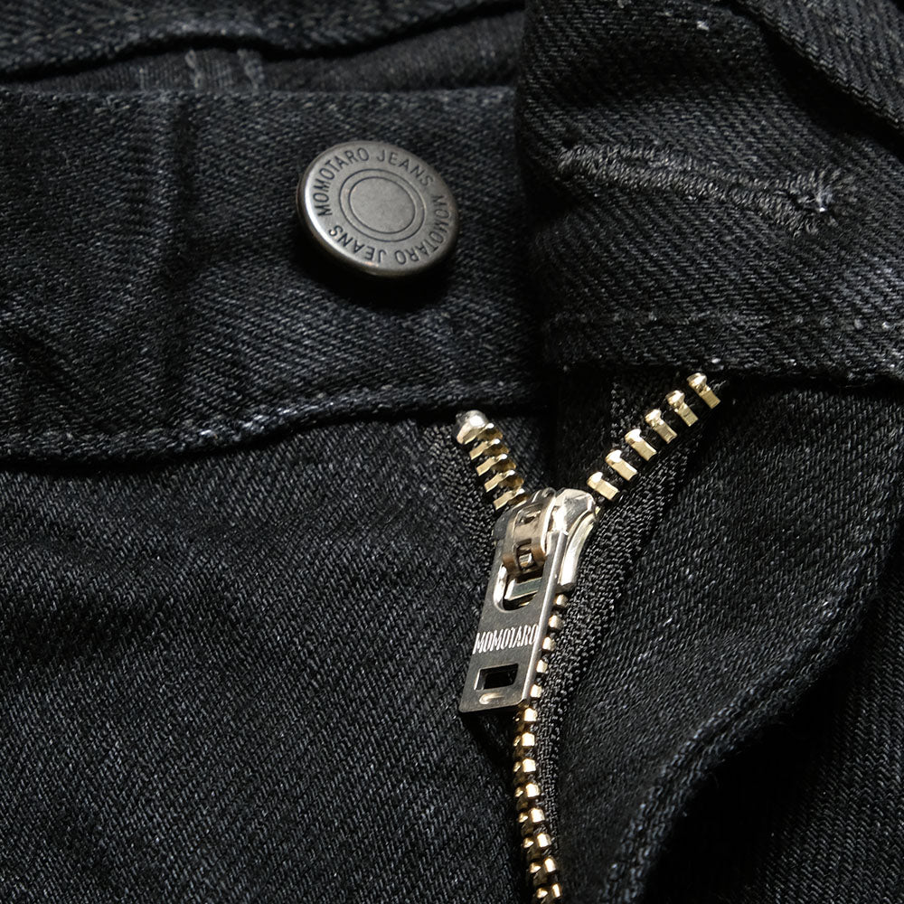 MOMOTARO JEANS - #300 CLASSIC SLIM - 15.7oz BLACK - Zip-Fly - MMJZ1301