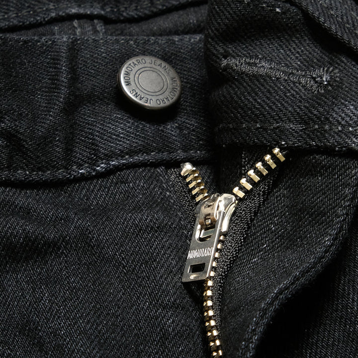 MOMOTARO JEANS - #300 CLASSIC SLIM - 15.7oz BLACK - Zip-Fly - MMJZ1301