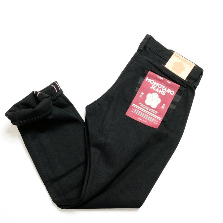 MOMOTARO JEANS - #300 CLASSIC SLIM - 15.7oz BLACK - Zip-Fly - MMJZ1301