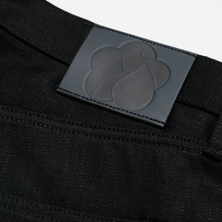 MOMOTARO JEANS - #400 STANDARD WIDE 14.7oz Black - Zip-Fly - MMJZ1400