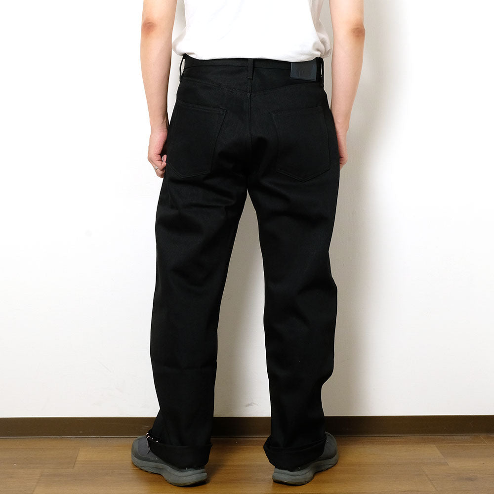 MOMOTARO JEANS - #400 STANDARD WIDE 14.7oz Black - Zip-Fly - MMJZ1400
