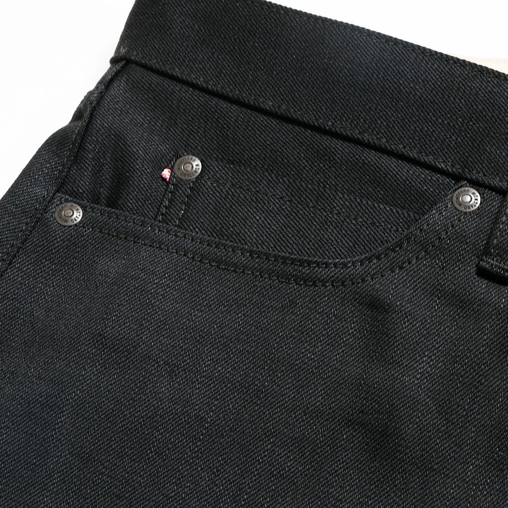 MOMOTARO JEANS - #400 STANDARD WIDE 14.7oz Black - Zip-Fly - MMJZ1400