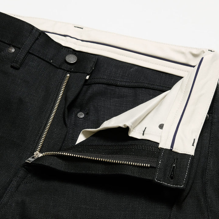 MOMOTARO JEANS - #400 STANDARD WIDE 14.7oz Black - Zip-Fly - MMJZ1400