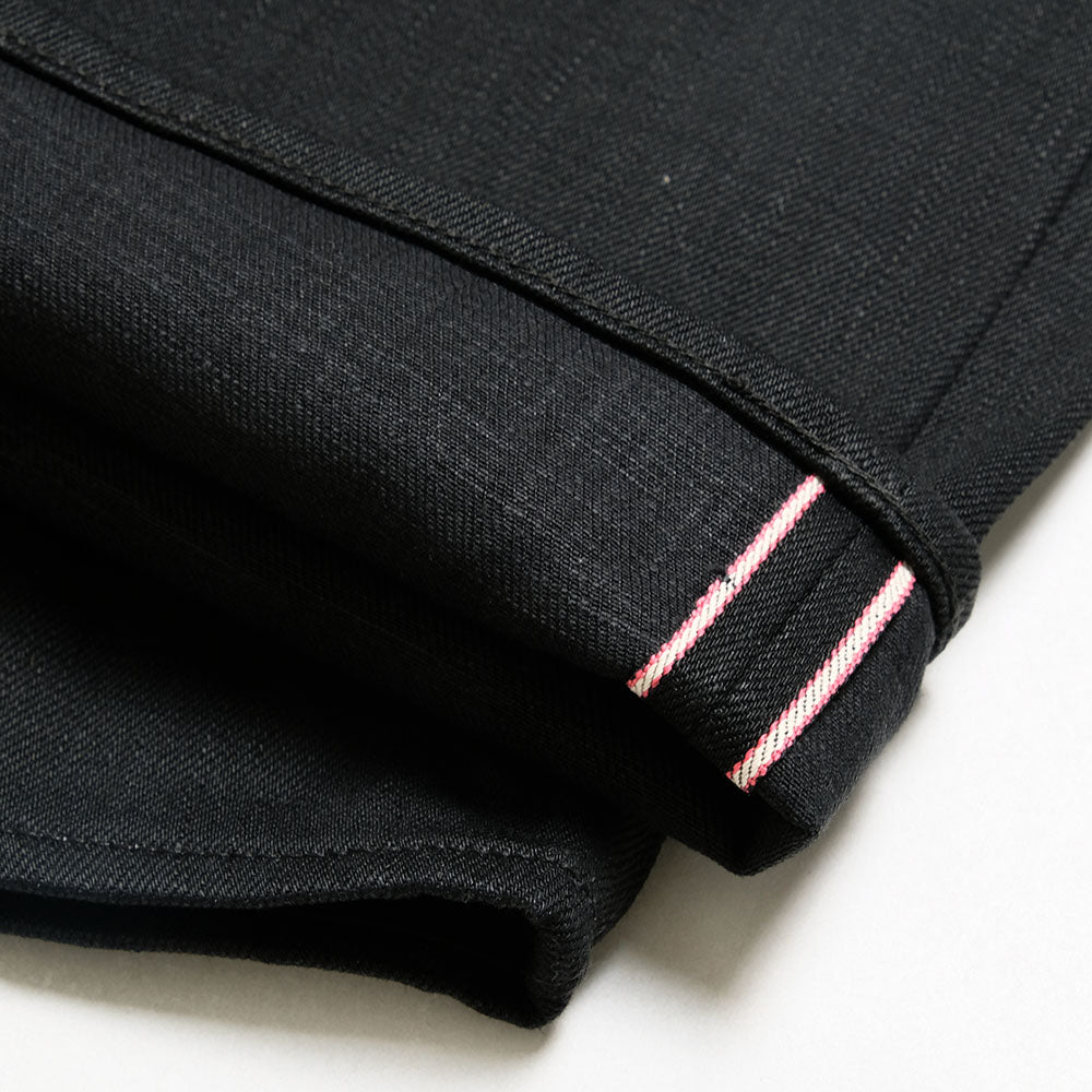 MOMOTARO JEANS - #400 STANDARD WIDE 14.7oz Black - Zip-Fly - MMJZ1400