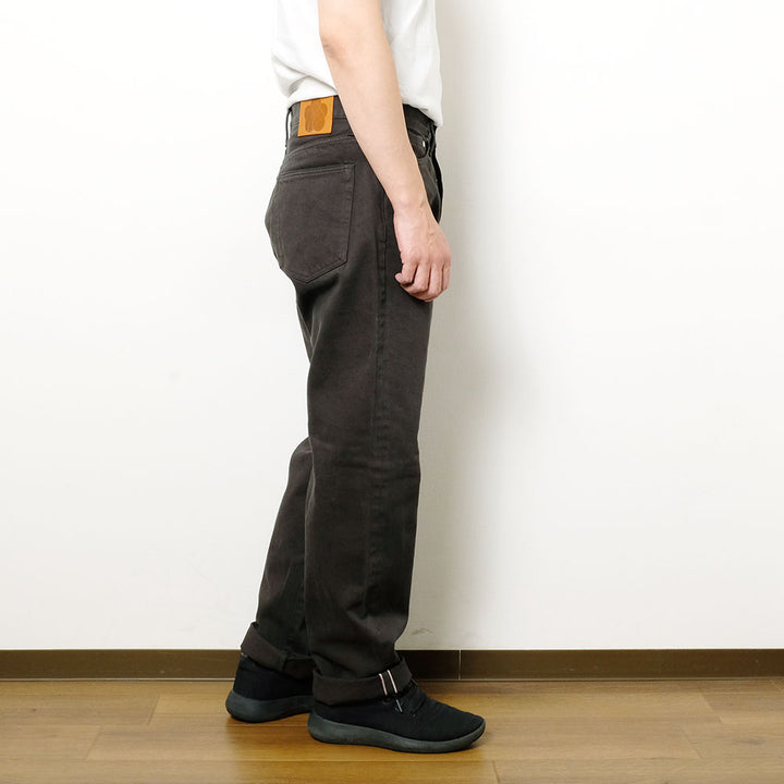 MOMOTARO JEANS - #100 STRAIGHT - BOTANICAL DYED - BAMBOO CHARCOAL - MMJZ6402