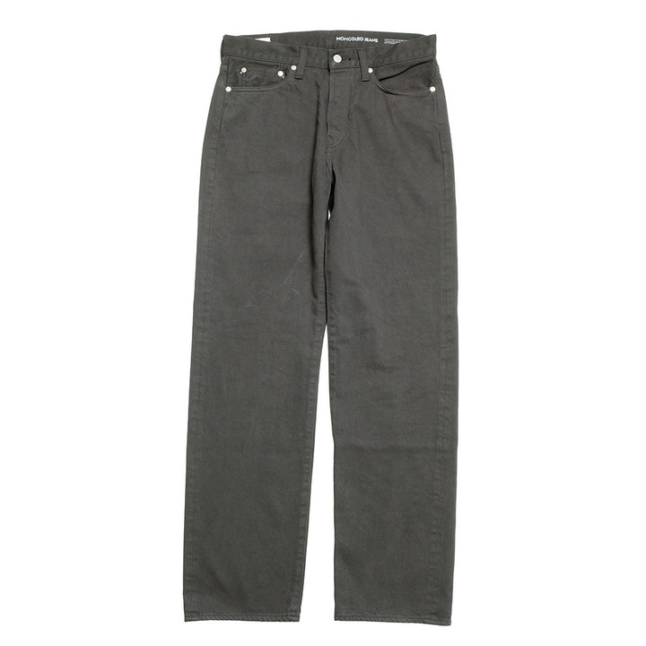MOMOTARO JEANS - #100 STRAIGHT - BOTANICAL DYED - BAMBOO CHARCOAL - MMJZ6402