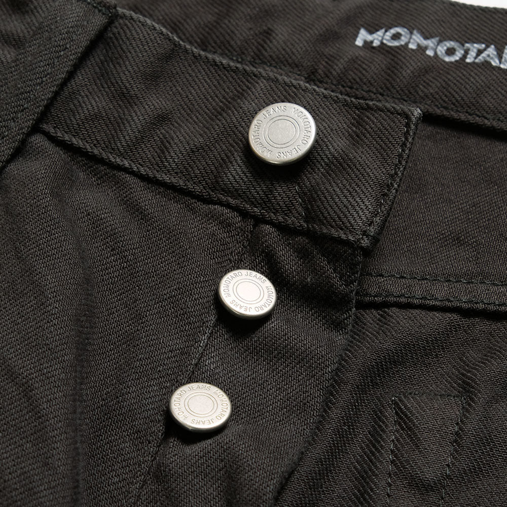 MOMOTARO JEANS - #100 STRAIGHT - BOTANICAL DYED - BAMBOO CHARCOAL - MMJZ6402