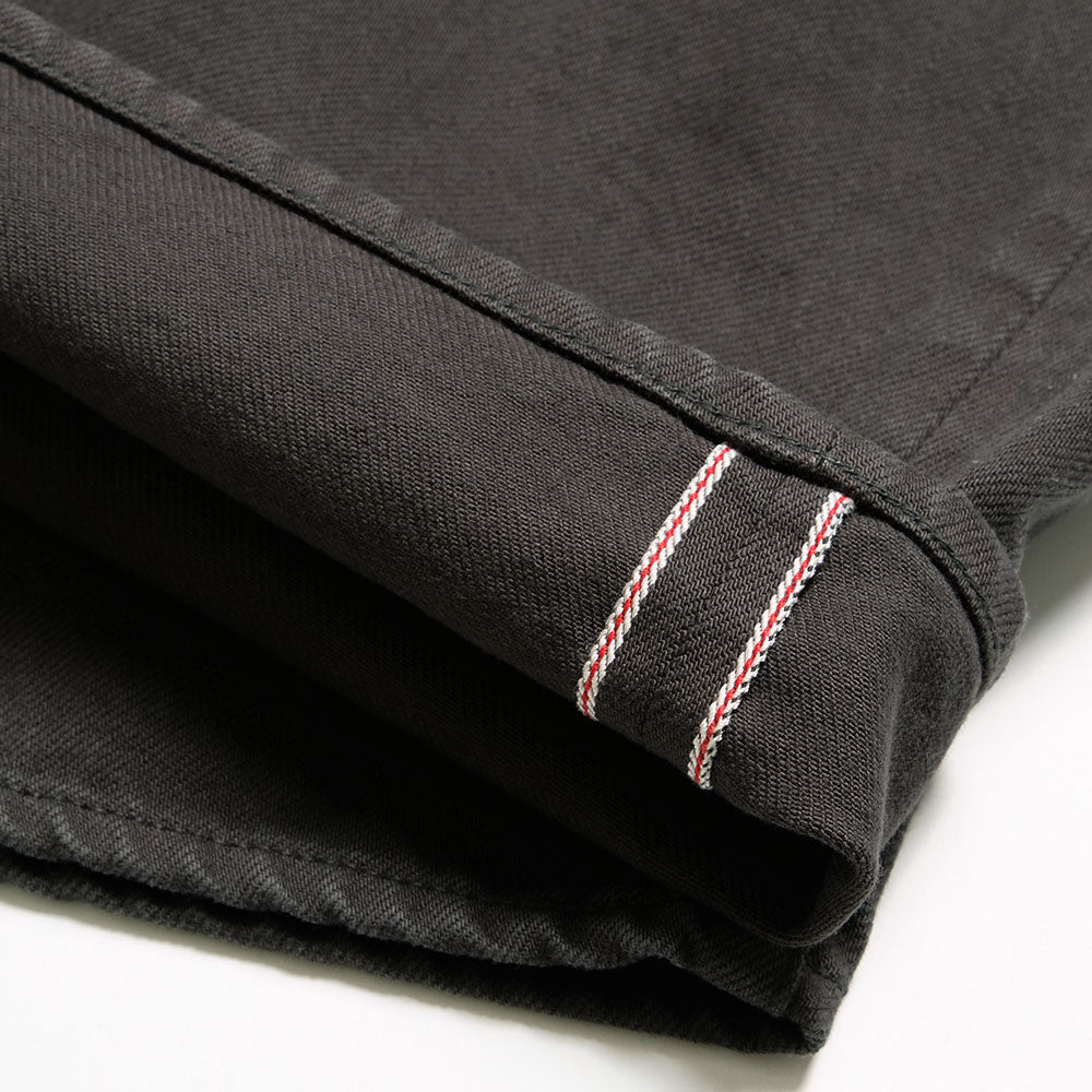 MOMOTARO JEANS - #100 STRAIGHT - BOTANICAL DYED - BAMBOO CHARCOAL - MMJZ6402