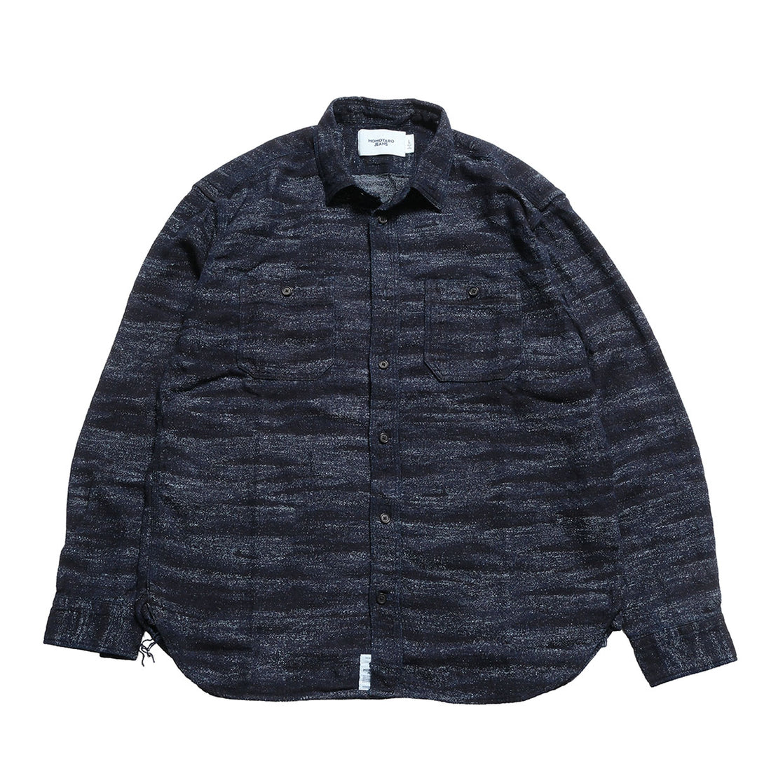MOMOTARO JEANS - JACQUARD SHIRT - MMLS6013