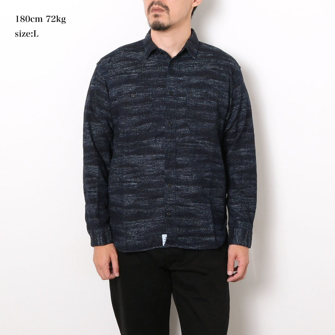MOMOTARO JEANS - JACQUARD SHIRT - MMLS6013