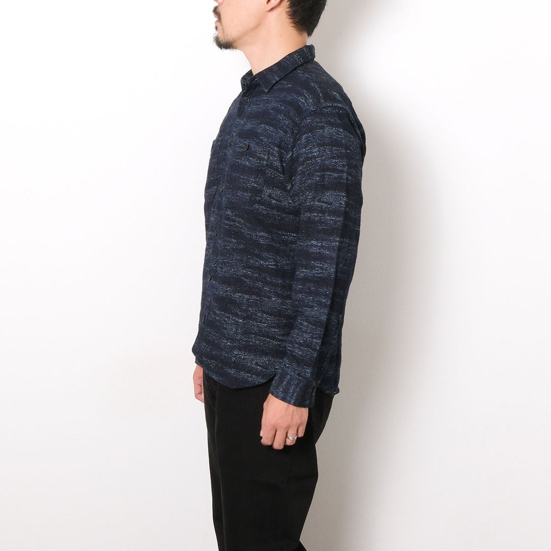 MOMOTARO JEANS - JACQUARD SHIRT - MMLS6013