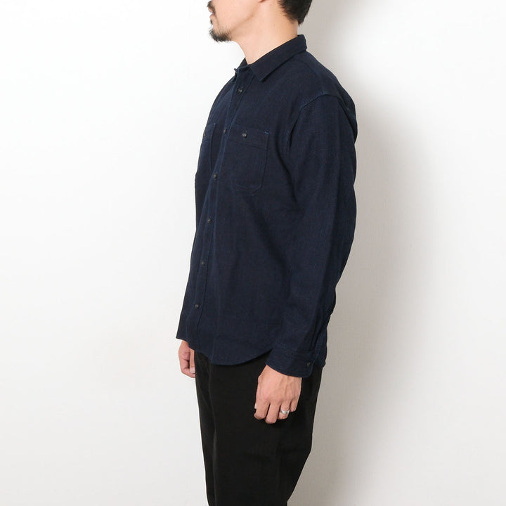 MOMOTARO JEANS - SASHIKO WORK SHIRTS - MMLS6018