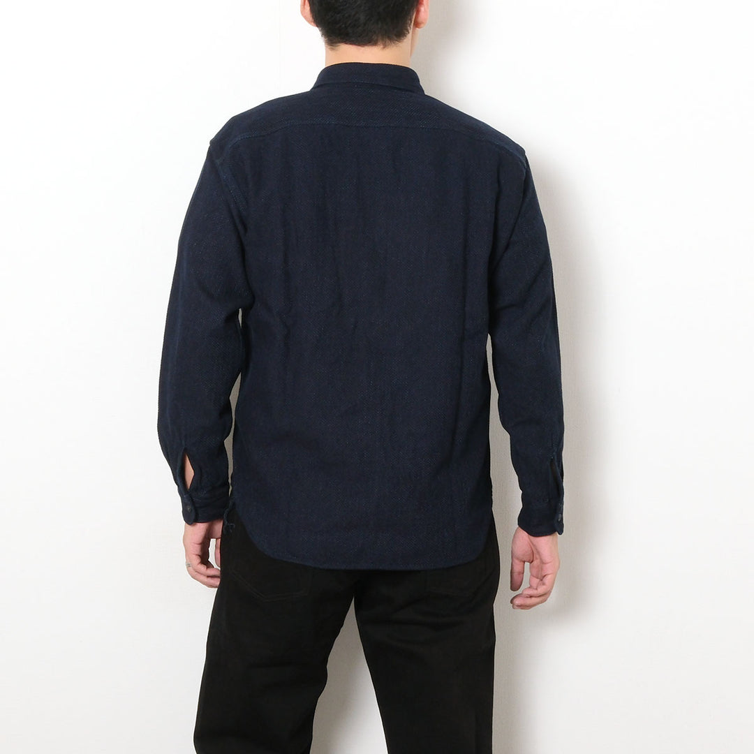 MOMOTARO JEANS - SASHIKO WORK SHIRTS - MMLS6018