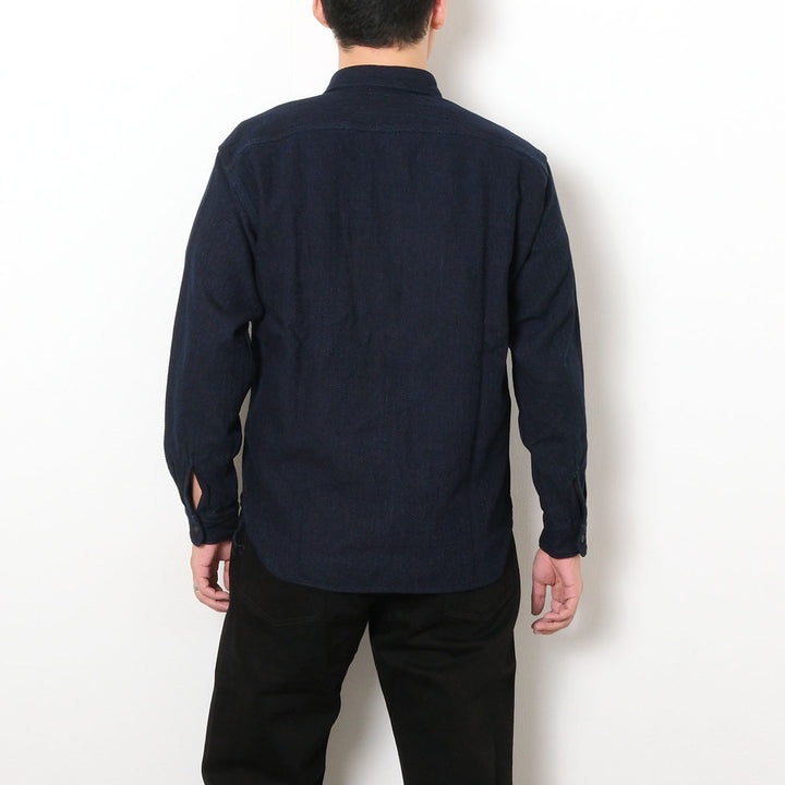 MOMOTARO JEANS - SASHIKO WORK SHIRTS - MMLS6018
