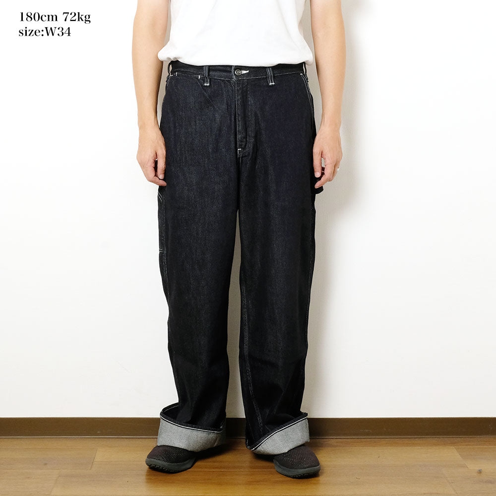 MOMOTARO JEANS - DENIM PAINTER PANTS - MMPT6000