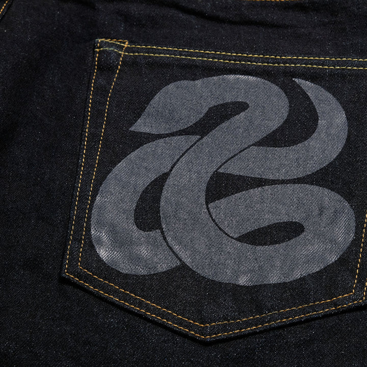MOMOTARO JEANS - #100 STRAIGHT - Eto (2025 Japanese Zodiac Sign) - MXJE6400