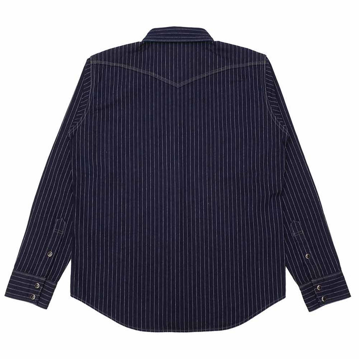 IRON HEART - 8.5oz Herringbone Stripe Western Shirt - IHSH-424