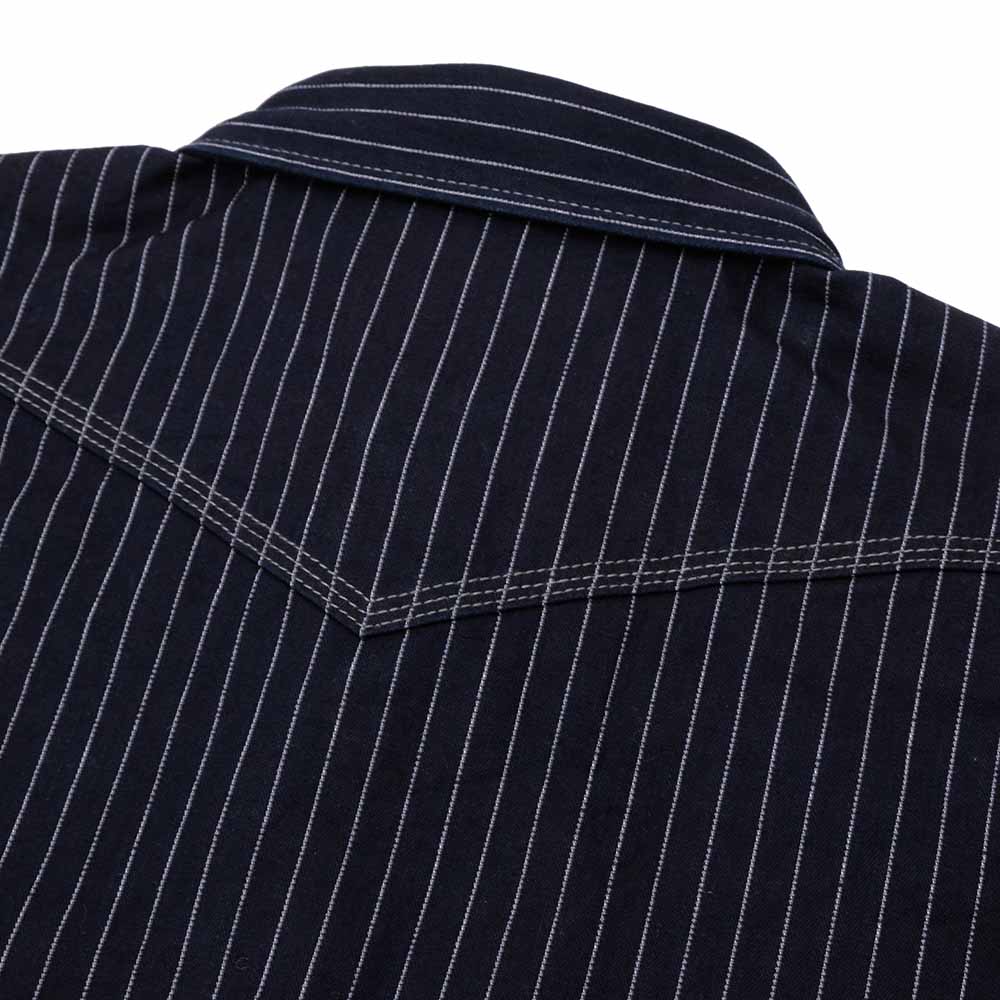 IRON HEART - 8.5oz Herringbone Stripe Western Shirt - IHSH-424