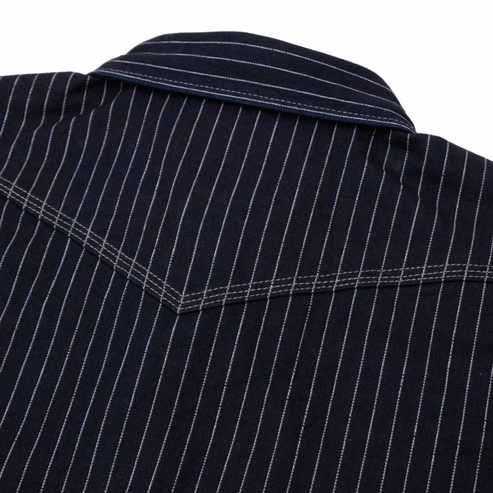 IRON HEART - 8.5oz Herringbone Stripe Western Shirt - IHSH-424
