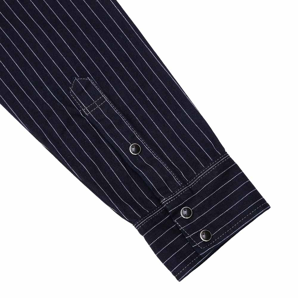 IRON HEART - 8.5oz Herringbone Stripe Western Shirt - IHSH-424