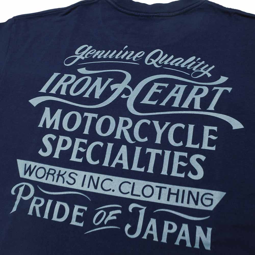 IRON HEART - 7.5oz HEAVY BODY PRINT T-SHIRT - MOTORCYCLE SPECIALTIES - IHT-2505