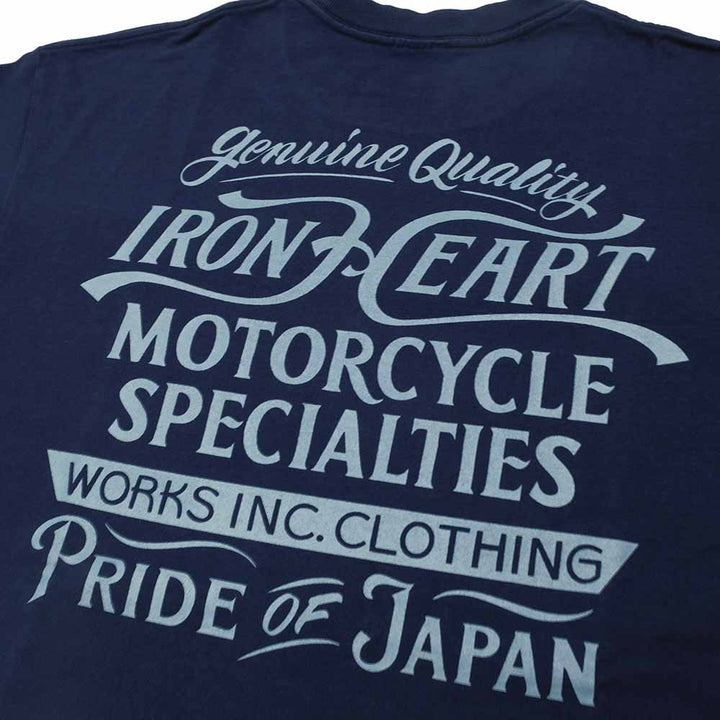 IRON HEART - 7.5oz HEAVY BODY PRINT T-SHIRT - MOTORCYCLE SPECIALTIES - IHT-2505