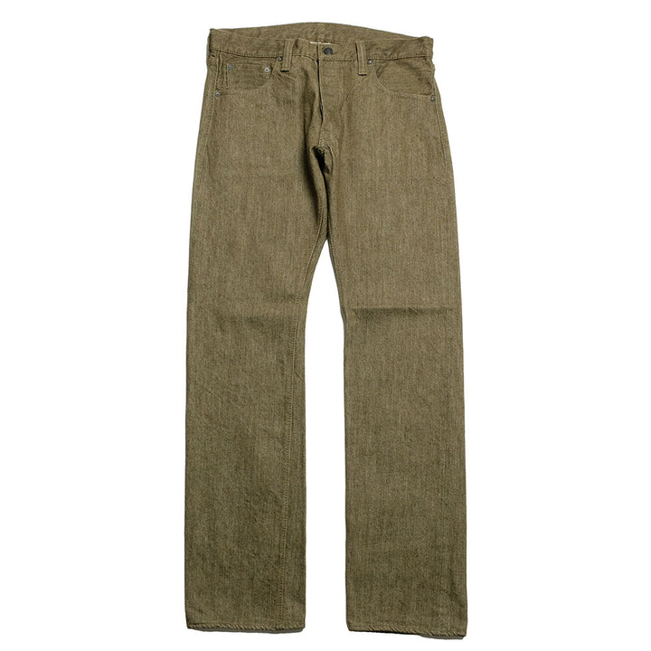 Pure Blue Japan - 14oz Olive Selvedge Denim - Slim-Straight - OL-14OZ-005