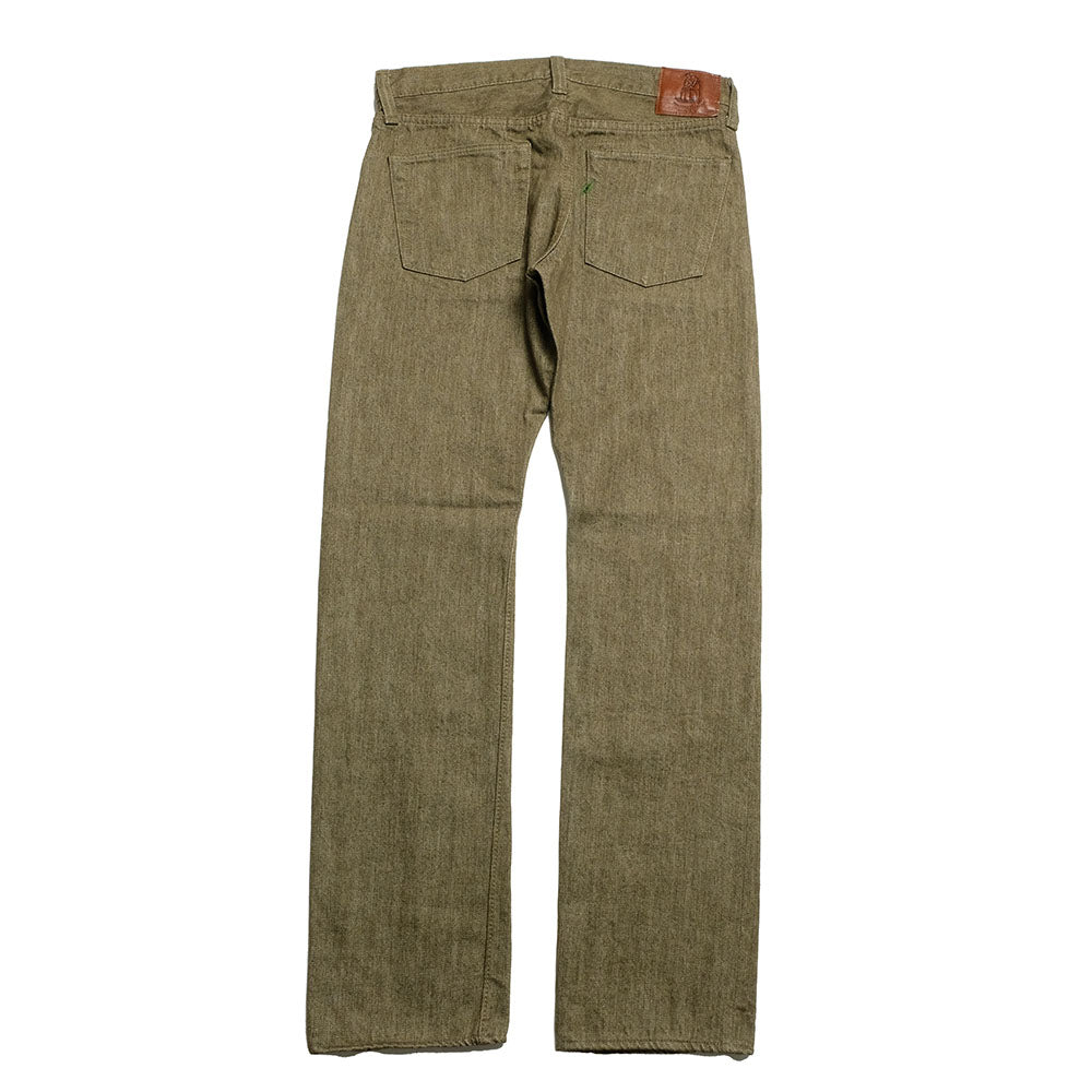 Pure Blue Japan - 14oz Olive Selvedge Denim - Slim-Straight - OL-14OZ-005