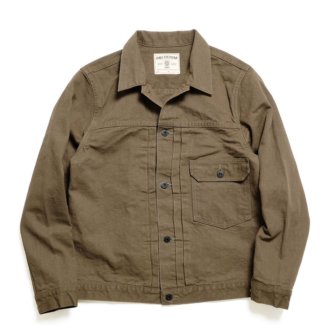 ONI DENIM - 13oz Sulfur Heavy Oxford - 1st Type Denim Jacket - ONI-01507HO