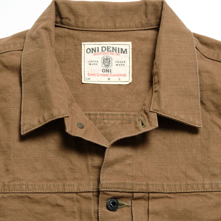 ONI DENIM - 13oz Sulfur Heavy Oxford - 1st Type Denim Jacket - ONI-01507HO