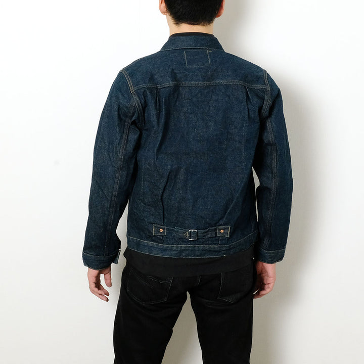 ONI DENIM - 15oz Ishikawa-dai Denim - 1st Type Denim Jacket Long - ONI-01507LIS