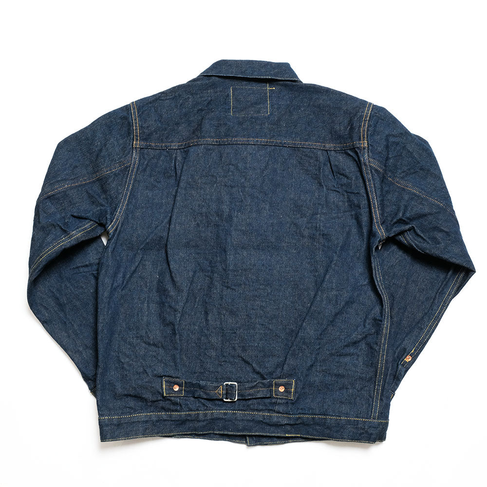 ONI DENIM - 15oz Ishikawa-dai Denim - 1st Type Denim Jacket Long - ONI-01507LIS