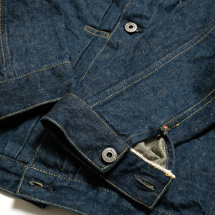 ONI DENIM - 15oz Ishikawa-dai Denim - 1st Type Denim Jacket Long - ONI-01507LIS
