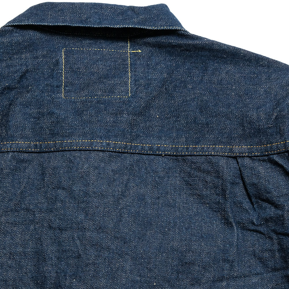 ONI DENIM - 15oz Ishikawa-dai Denim - 1st Type Denim Jacket Long - ONI-01507LIS