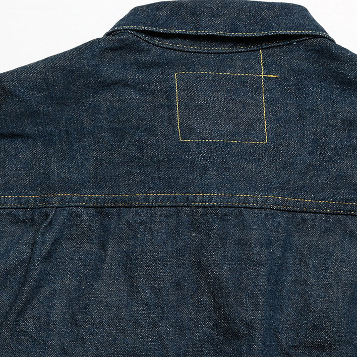 ONI DENIM - 15oz Ishikawa-dai Denim - 1st Type Denim Jacket Long - ONI-01507LIS
