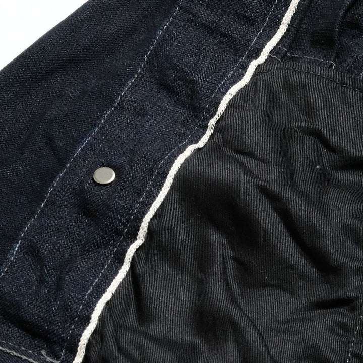ONI DENIM - 14oz Indigo x Black ONI Denim - 青鬼 - 2nd Type Denim Jacket - ONI-02516P14