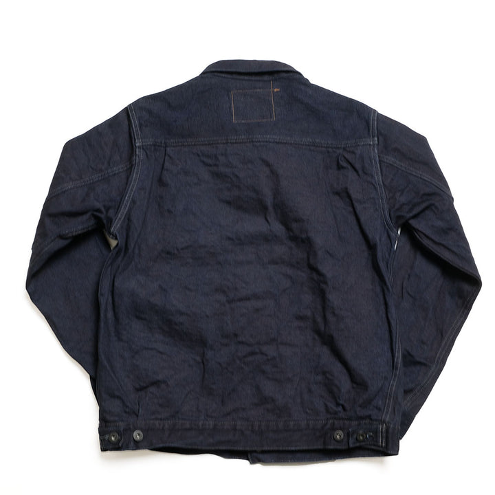 ONI DENIM - 14oz Indigo x Black ONI Denim - 青鬼 - 2nd Type Denim Jacket - ONI-02516P14