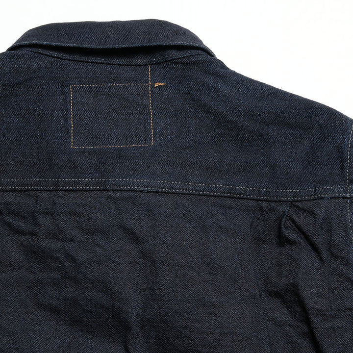 ONI DENIM - 14oz Indigo x Black ONI Denim - 青鬼 - 2nd Type Denim Jacket - ONI-02516P14