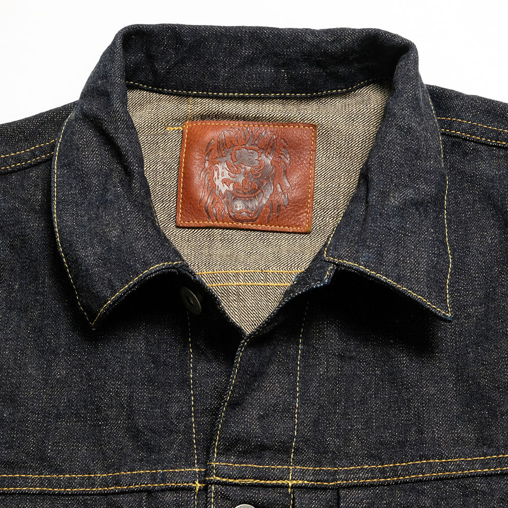 ONI DENIM - 14oz Indigo x Beige ONI Denim - BLUE ONI - 2nd Type Denim Jacket - ONI-02516P14