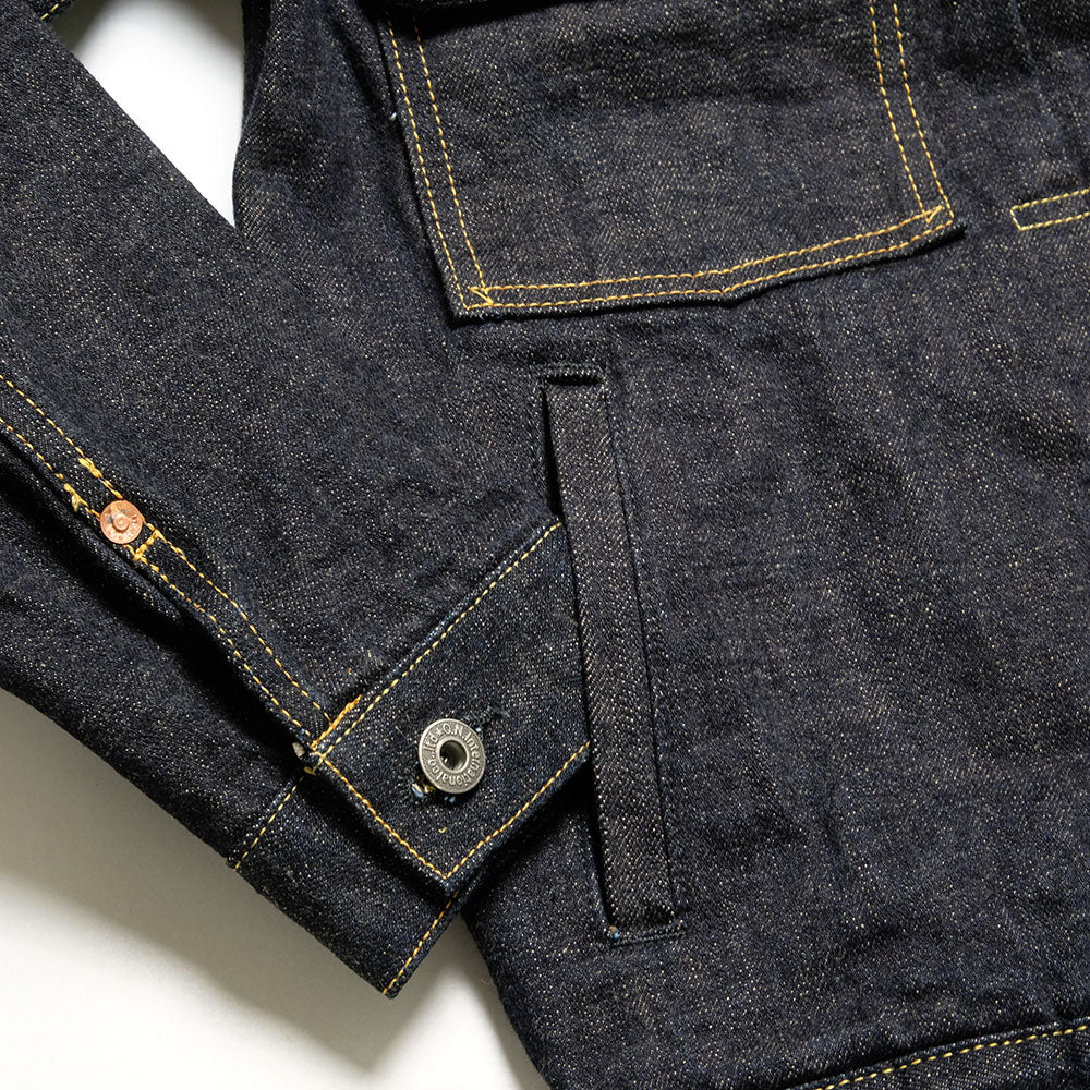 ONI DENIM - 14oz Indigo x Beige ONI Denim - BLUE ONI - 2nd Type Denim Jacket - ONI-02516P14