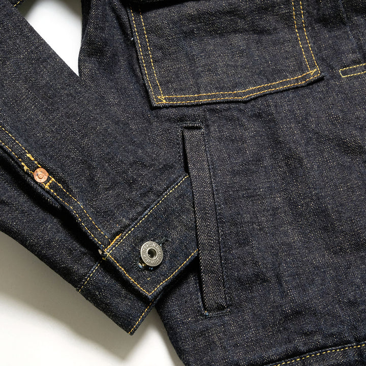 ONI DENIM - 14oz Indigo x Beige ONI Denim - BLUE ONI - 2nd Type Denim Jacket - ONI-02516P14