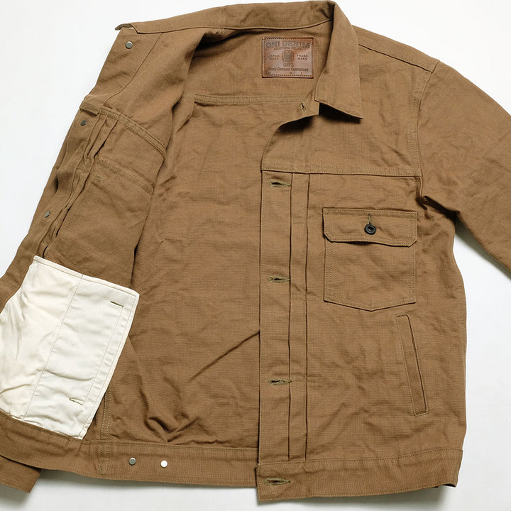 ONI DENIM - 2nd Type Jacket - sulfur Heavy Oxford - ONI-02516PHO