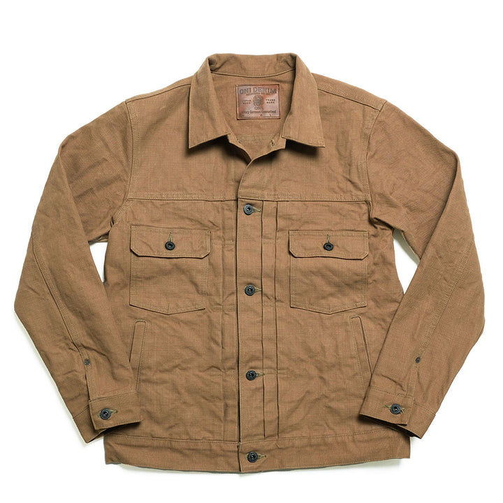 ONI DENIM - 2nd Type Jacket - Sulfur Heavy Oxford - ONI-02516PHO