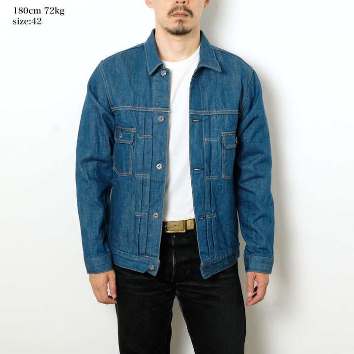 ONI DENIM - 13.7oz Old Faded Blue Denim - 2nd Type Denim Jacket - ONI-02516POF