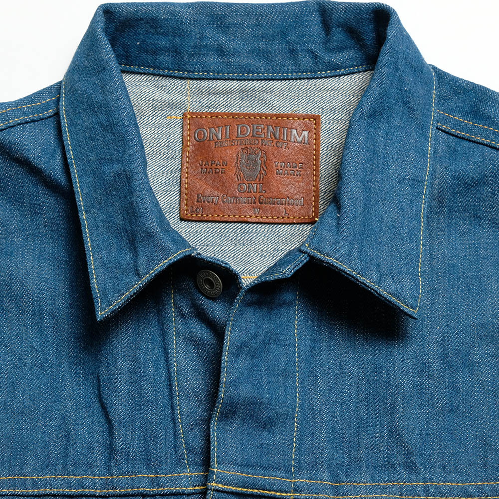 ONI DENIM - 13.7oz Old Faded Blue Denim - 2nd Type Denim Jacket - ONI-02516POF