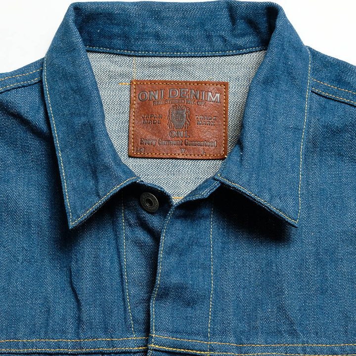 ONI DENIM - 13.7oz Old Faded Blue Denim - 2nd Type Denim Jacket - ONI-02516POF