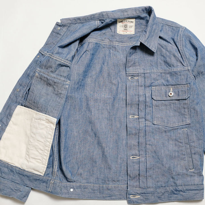 ONI DENIM - 13oz. Super Heavy Chambray - 2nd Type Denim Jacket - ONI-02516PSH