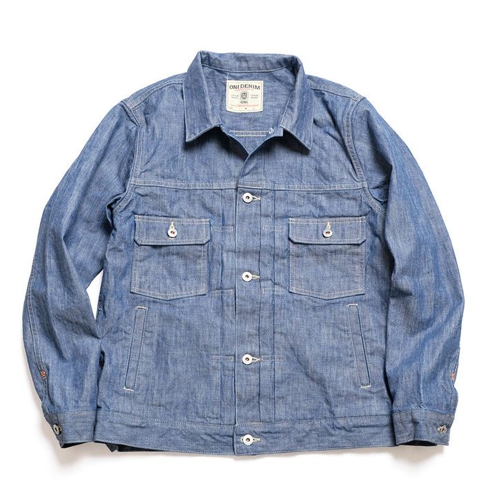 ONI DENIM - 13oz. Super Heavy Chambray - 2nd Type Denim Jacket - ONI-02516PSH