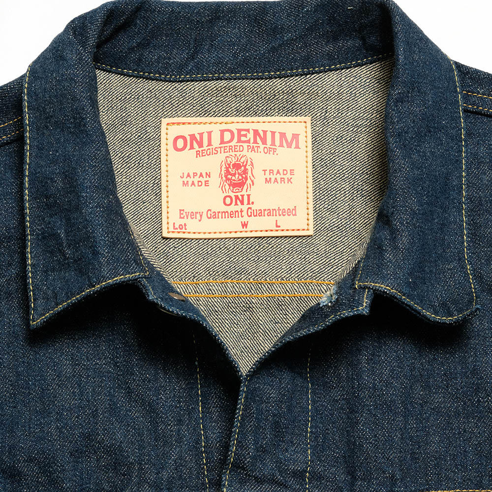 ONI DENIM - 2nd Type Denim Jacket - 15oz Ishikawa-dai Denim - ONI-02517IS