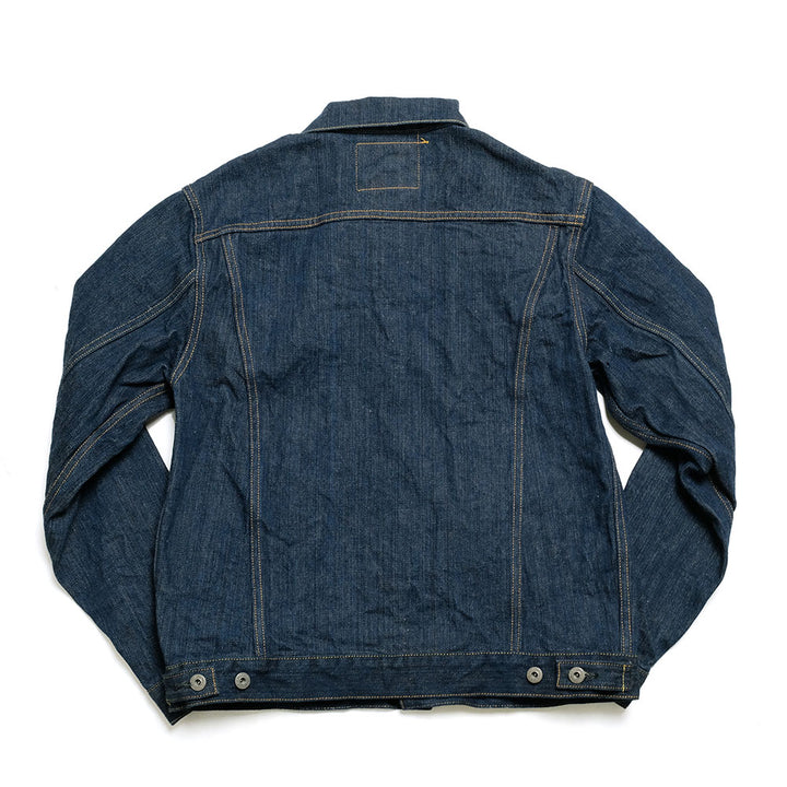 ONI DENIM - 16oz Natural Indigo - 鬼極 (ONI KIWAMI) - 3rd Type Denim Jacket - ONI-02527KI